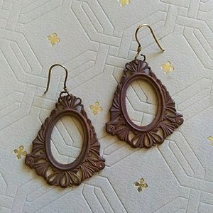 Vintage art deco boho retro earrings